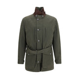 Brunello Cucinelli Bicolor Cotton Full-Length Jacket
