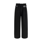 Magliano Black Cotton Casual Pants