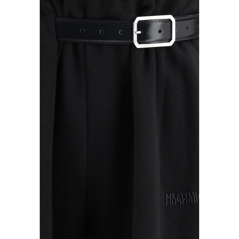 Magliano Black Cotton Casual Pants - Provincia Wide-Leg Design