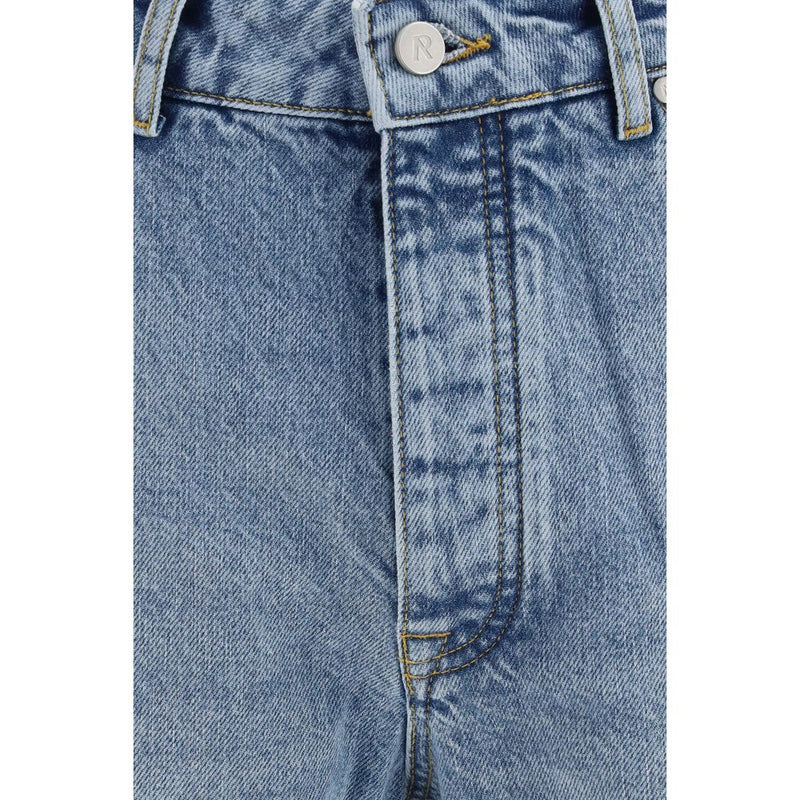 Represent Blue Cotton Heaton Straight-Leg Jeans for Men