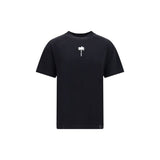 Palm Angels Black Cotton T-Shirt
