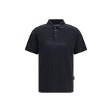 Palm Angels Black Cotton Polo Shirt