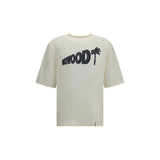 Palm Angels White Cotton T-Shirt