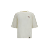 Palm Angels Beige Cotton T-Shirt
