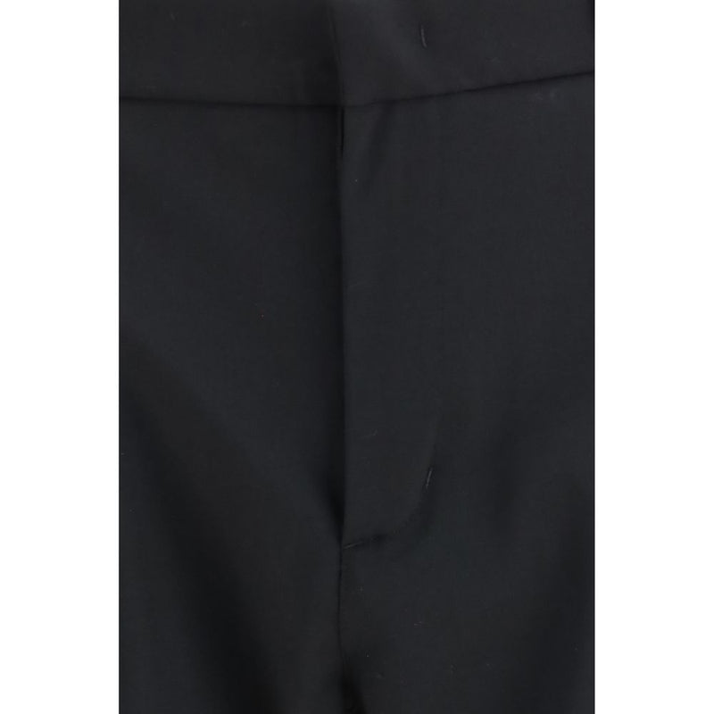 LAMINAR Black Polyester Pants for Men