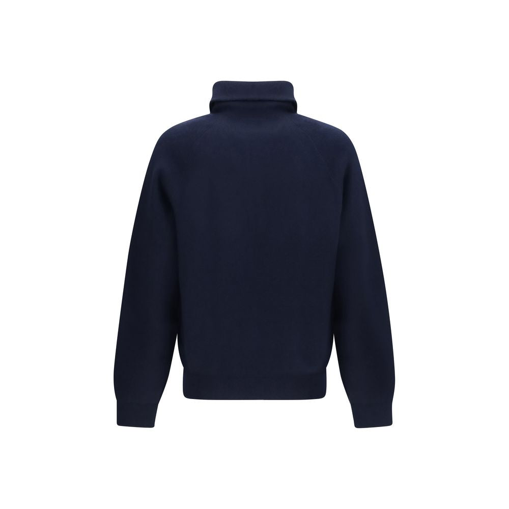 Prada Blue Wool Oves Aries Polo Shirt