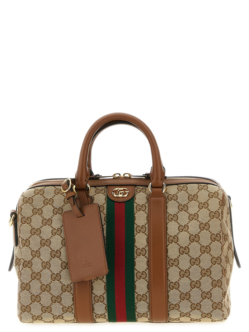 Gucci Ophidia Beige Handbag - Luxury GG Fabric & Leather