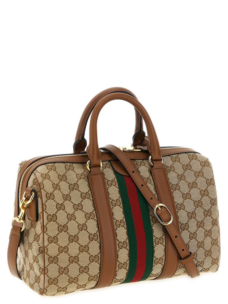Gucci Ophidia Beige Handbag - Luxury GG Fabric & Leather