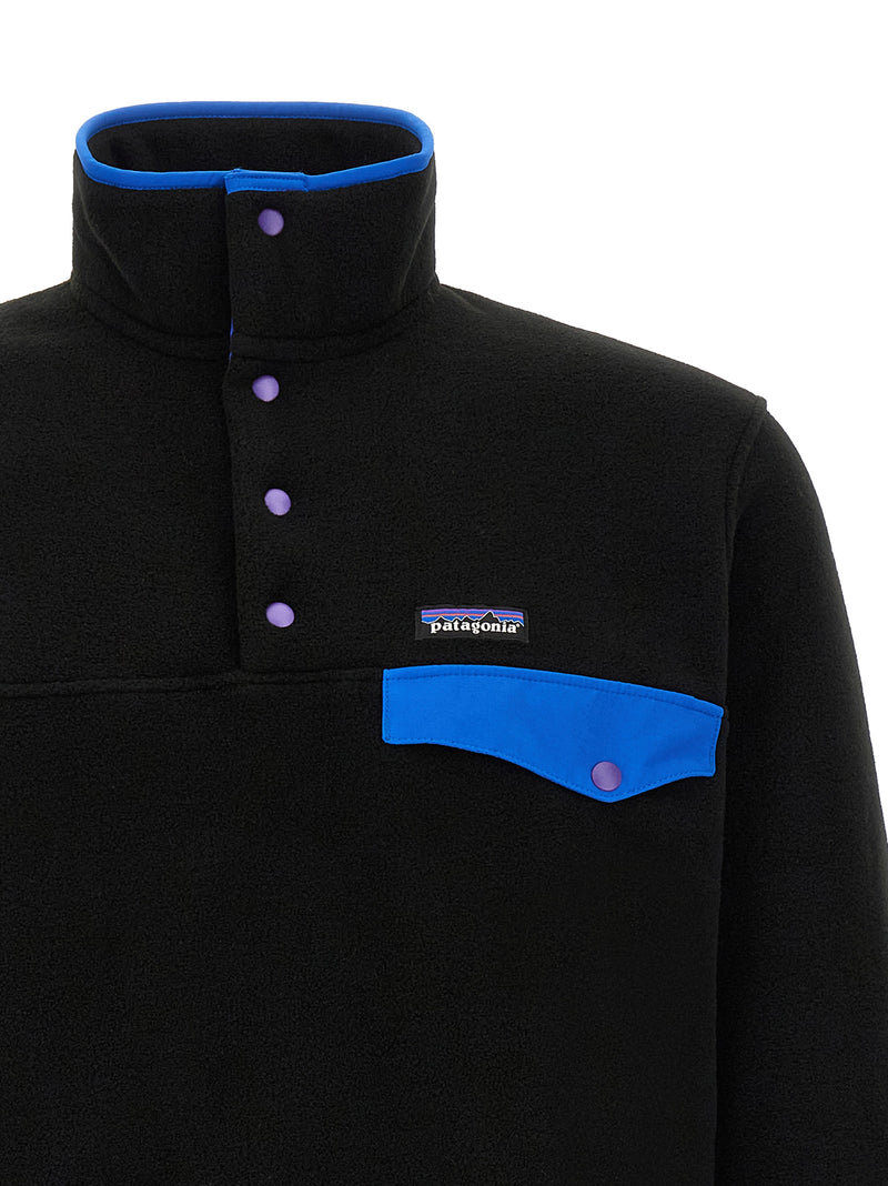 PATAGONIA Black Synchilla® Fleece Cardigan for Men