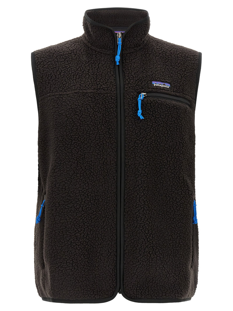 PATAGONIA Black Polyester Retro Sleeveless Jacket