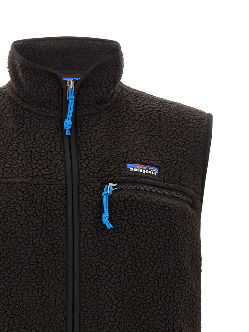 PATAGONIA Black Polyester Retro Sleeveless Jacket