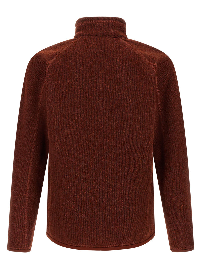 PATAGONIA Better Sweater Red Polyester Full-Length Jacket