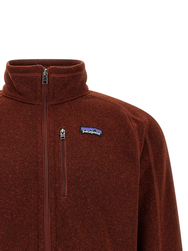 PATAGONIA Better Sweater Red Polyester Full-Length Jacket