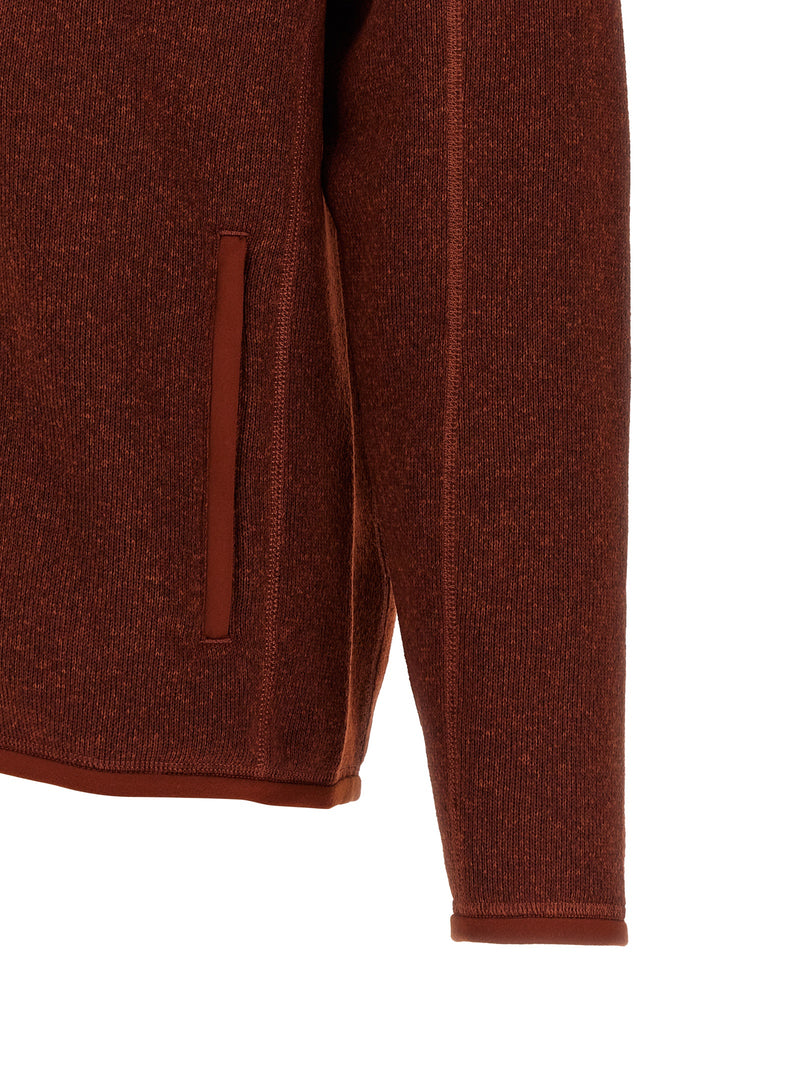 PATAGONIA Better Sweater Red Polyester Full-Length Jacket