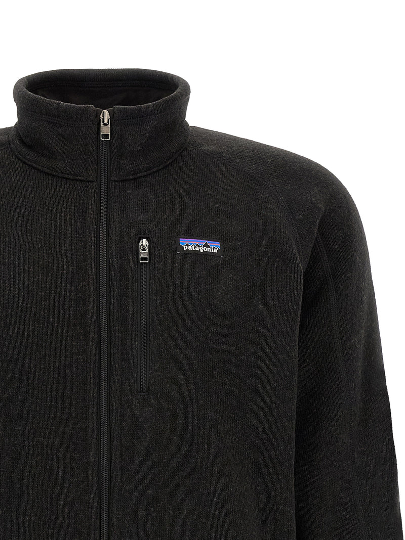 PATAGONIA Better Sweater Black Full-Length Jacket for Men
