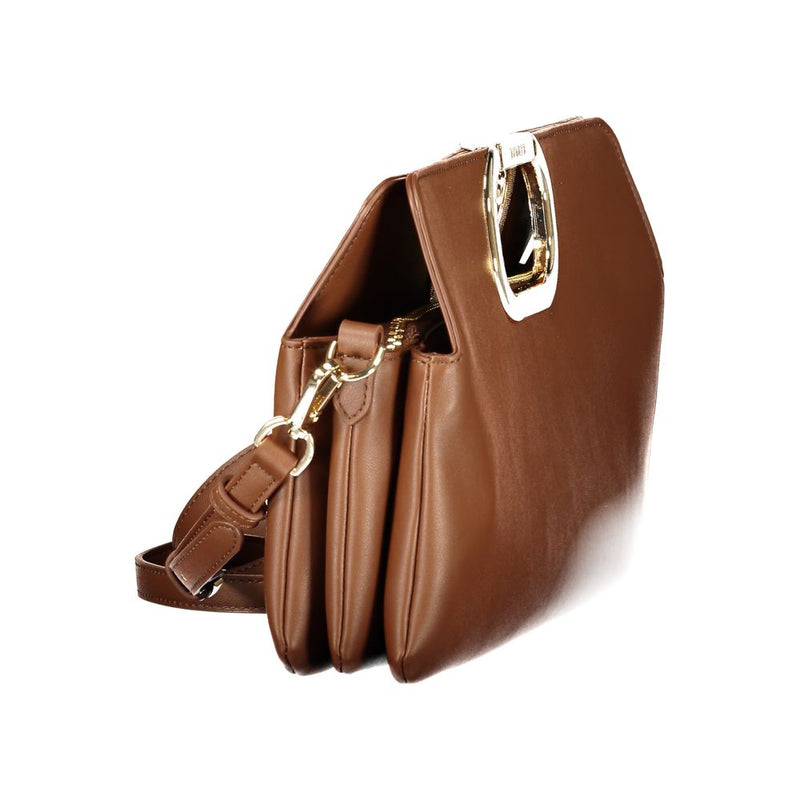 Sac à main en polyéthylène marron Twinset