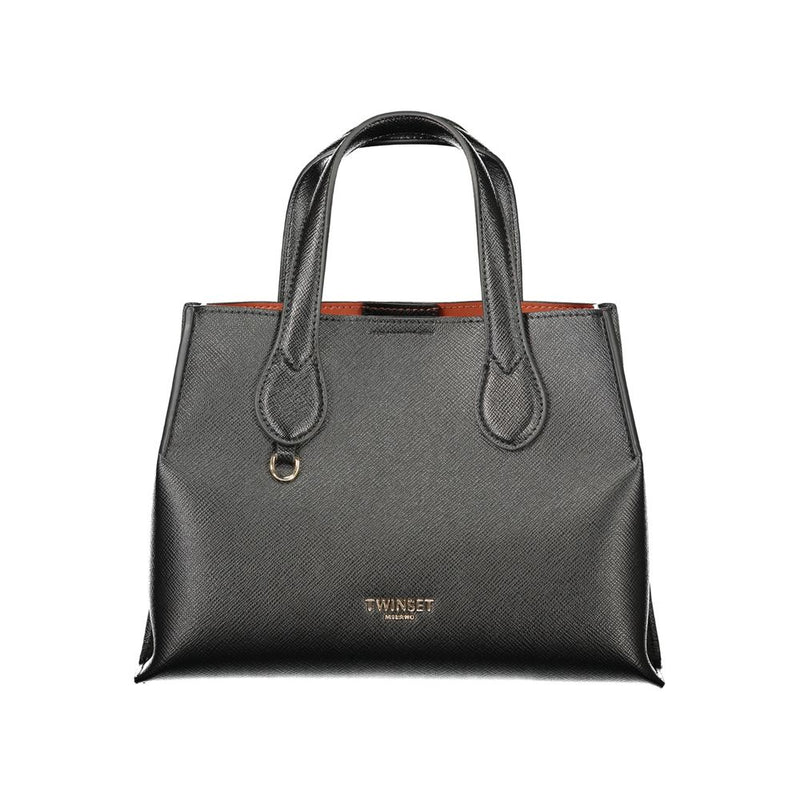 Sac à main en polyéthylène noir Twinset