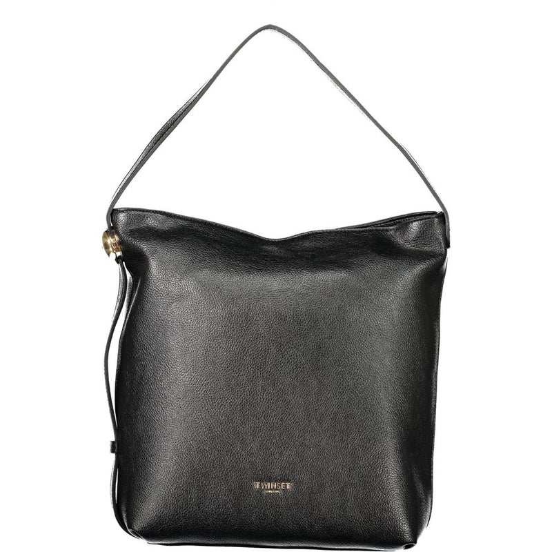 Twinset Black Polyethylene Handbag - Stylish and Functional