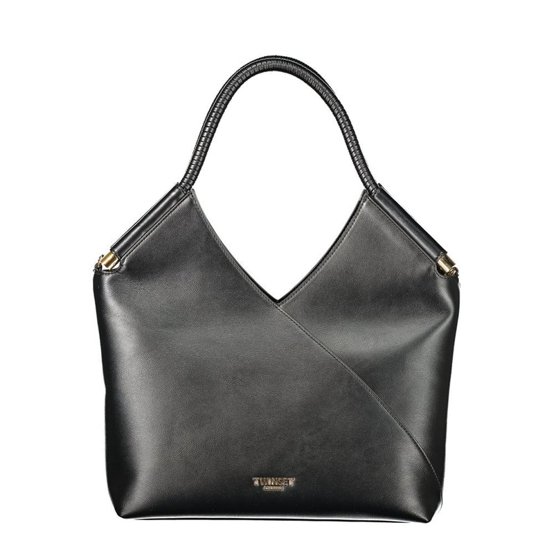 Sac à main en polyéthylène noir Twinset