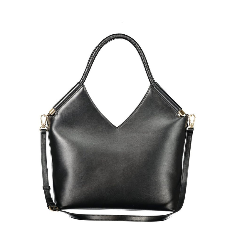 Sac à main en polyéthylène noir Twinset