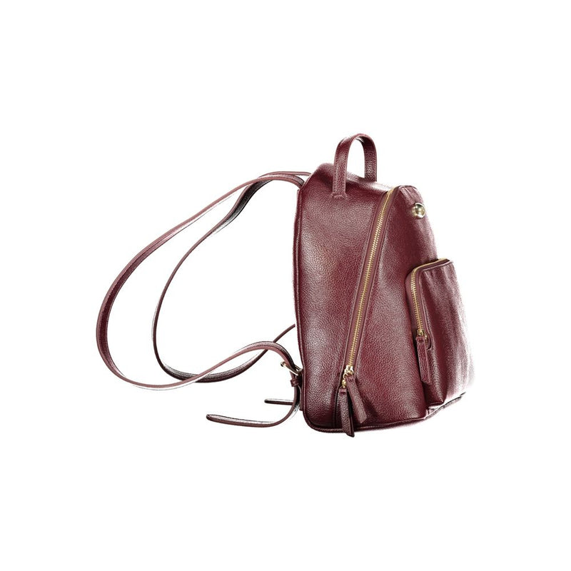 Sac à dos en polyéthylène rouge Twinset