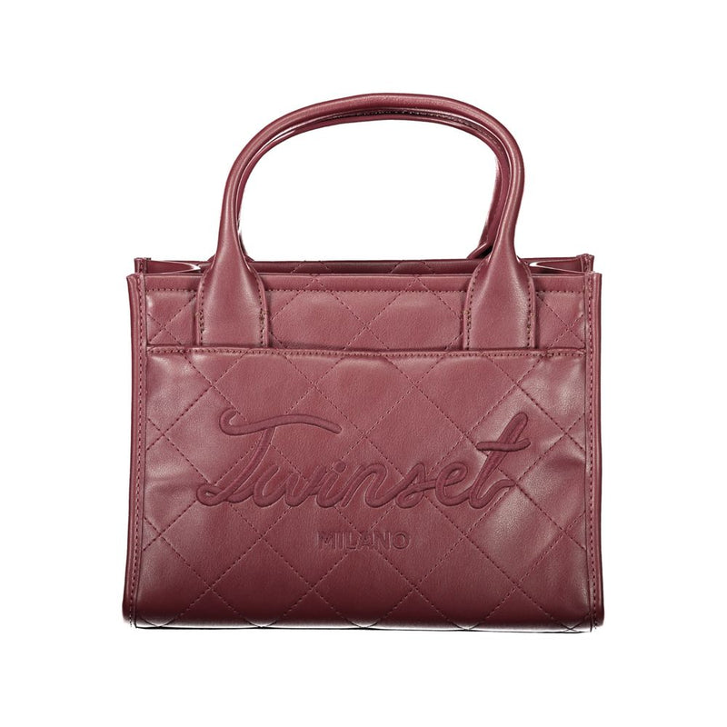 Twinset Red Polyethylene Handbag - Stylish and Functional Tote