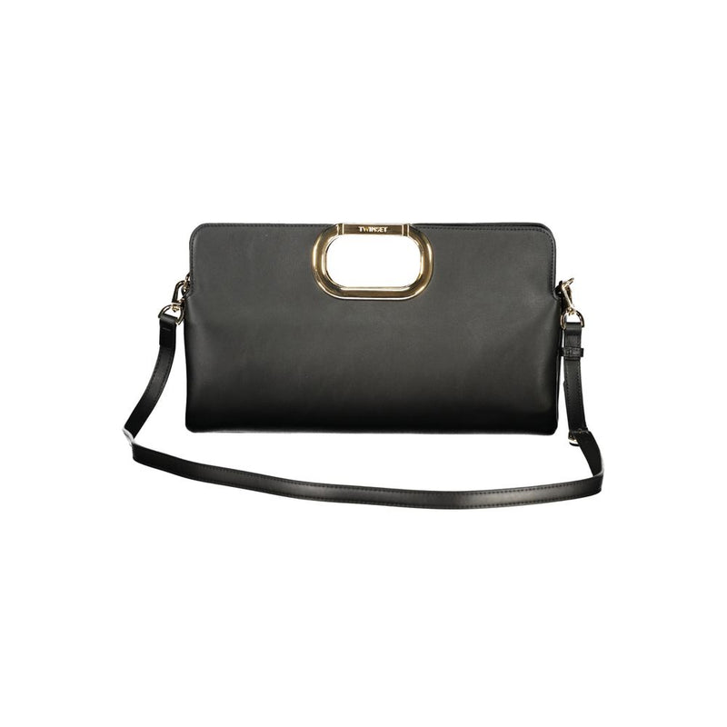 Sac à main en polyéthylène noir Twinset