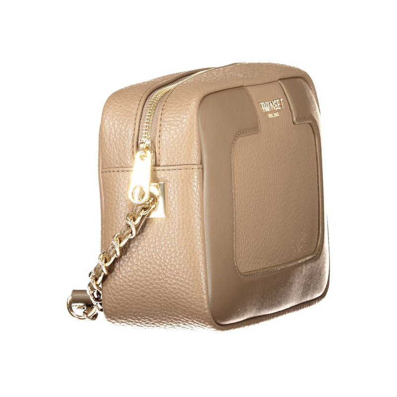 Sac à main en polyéthylène marron Twinset