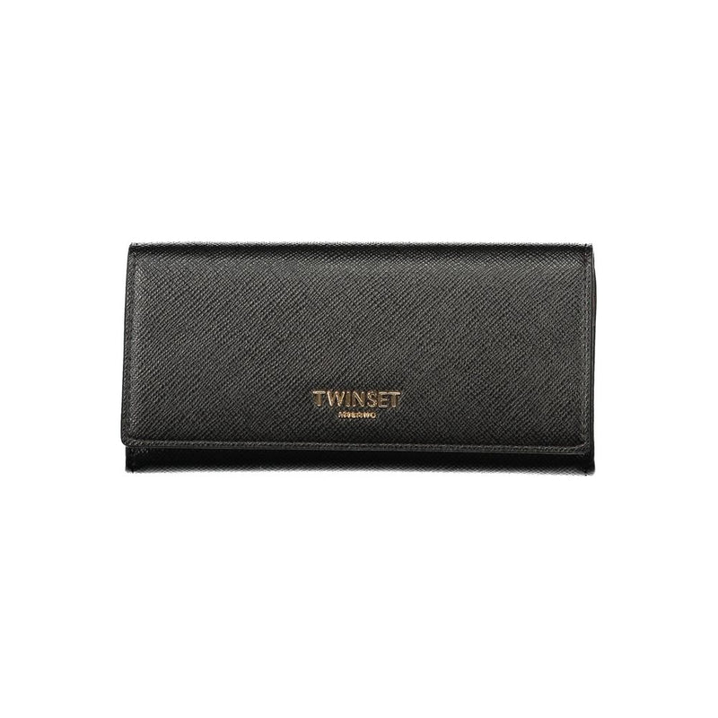 Twinset Black Polyethylene Wallet - Stylish & Functional