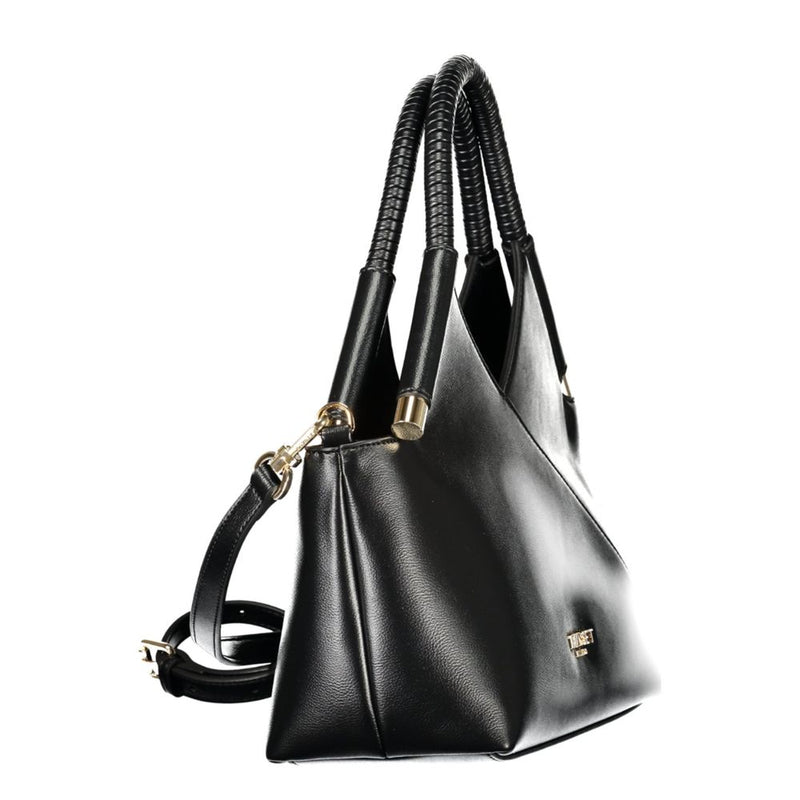 Sac à main en polyéthylène noir Twinset