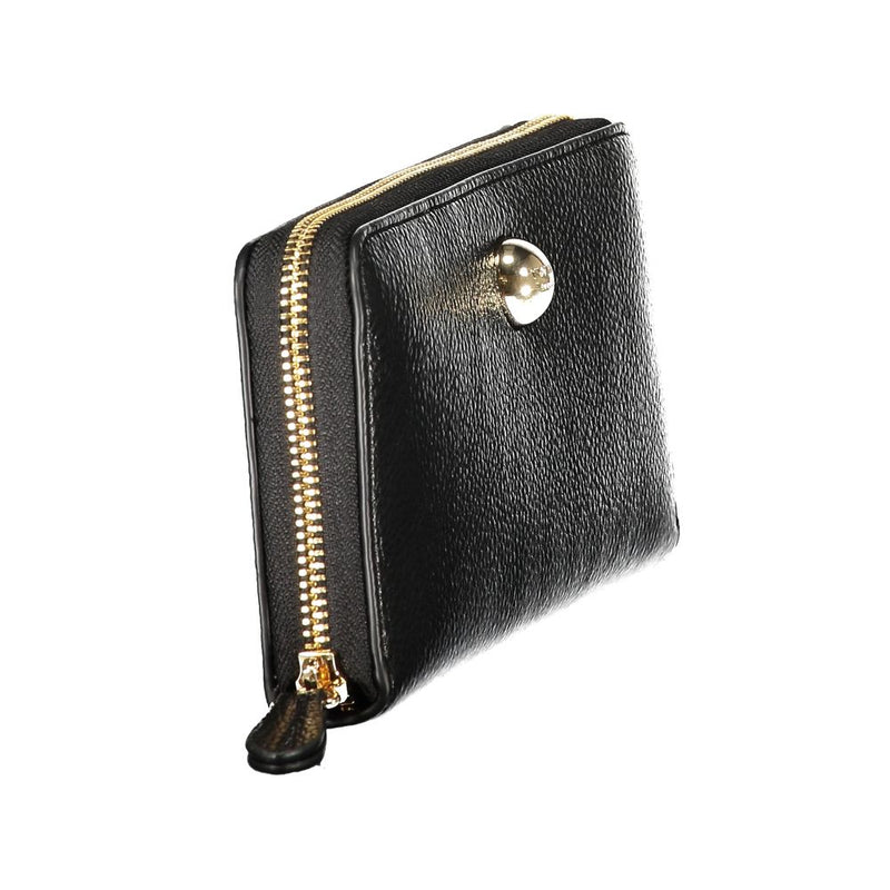 Twinset Black Polyethylene Zip Around Wallet
