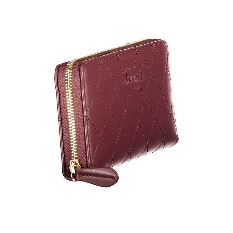 Twinset Red Polyethylene Zip Around Wallet
