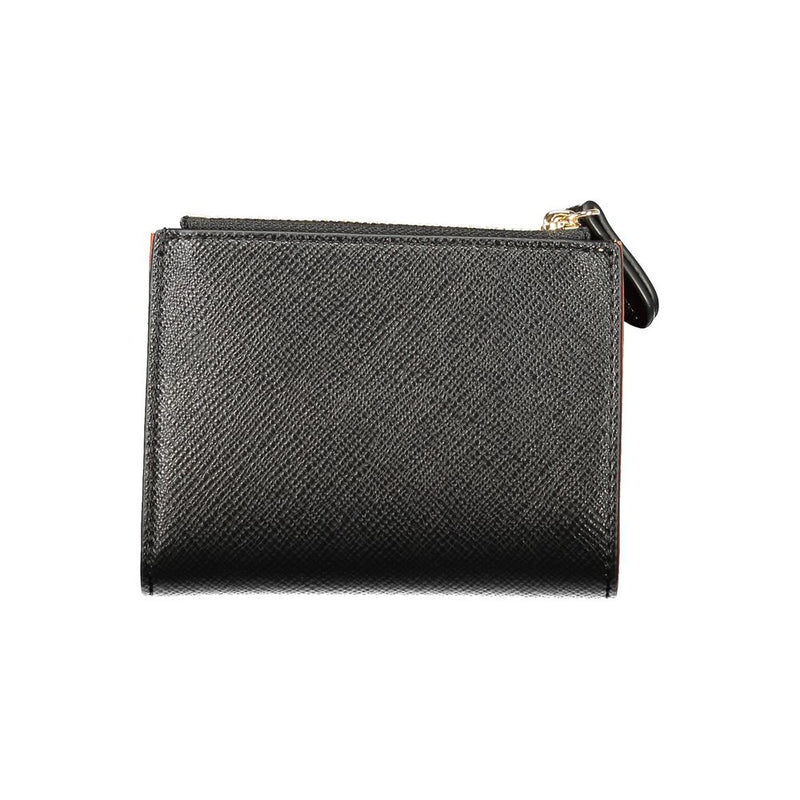 Twinset Black Polyethylene Wallet with Contrast Details