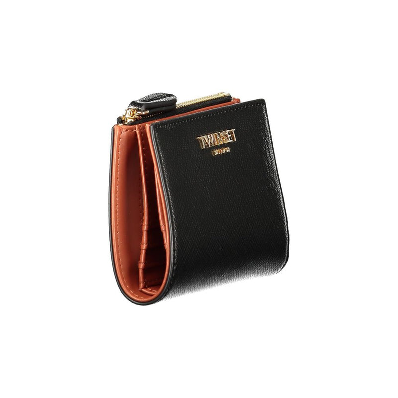 Twinset Black Polyethylene Wallet with Contrast Details