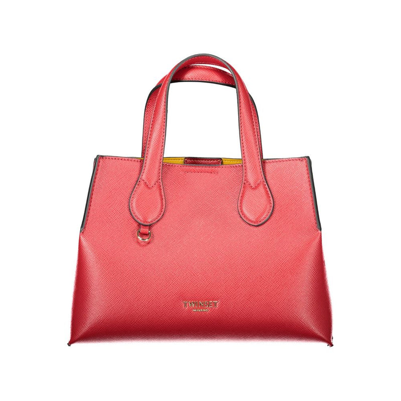 Twinset Red Polyethylene Handbag - Stylish and Functional