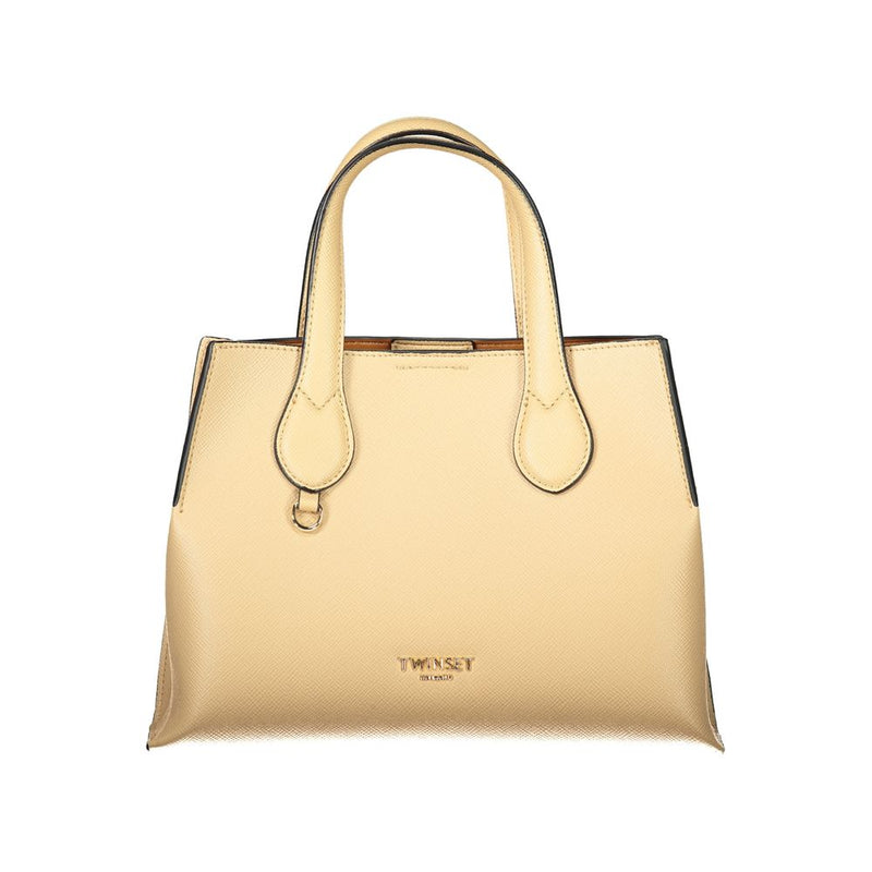 Twinset Beige Polyethylene Handbag - Stylish and Versatile