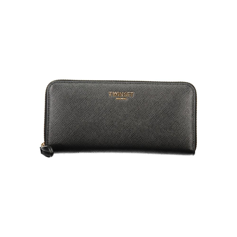 Twinset Black Polyethylene Wallet - Stylish and Functional