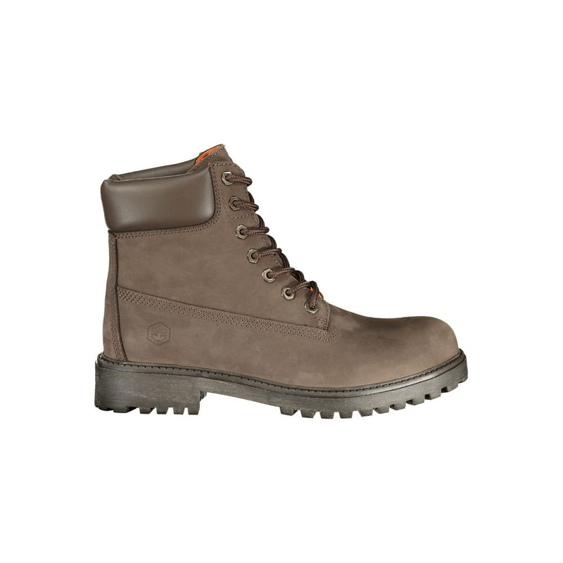 Lumberjack Brown Polyester Ankle Boots for Men