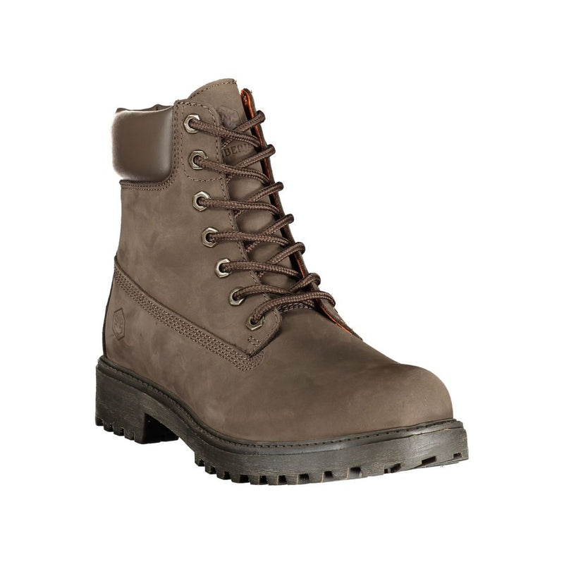 Lumberjack Brown Polyester Ankle Boots for Men
