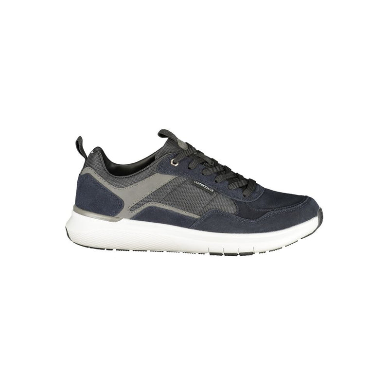 Lumberjack Blue Polyester Athletic Sneakers for Men