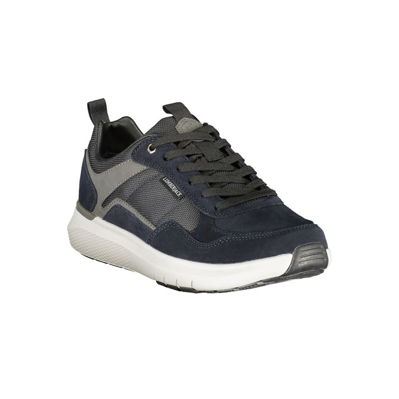 Lumberjack Blue Polyester Athletic Sneakers for Men