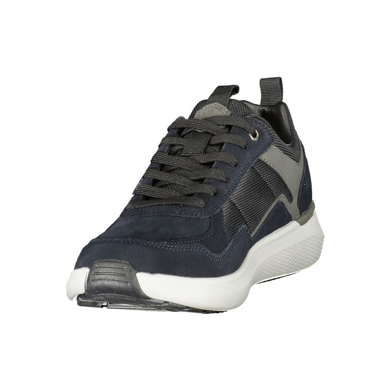 Lumberjack Blue Polyester Athletic Sneakers for Men