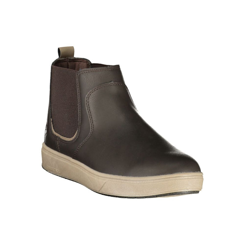 Lumberjack Brown Polyester Ankle Boots for Men