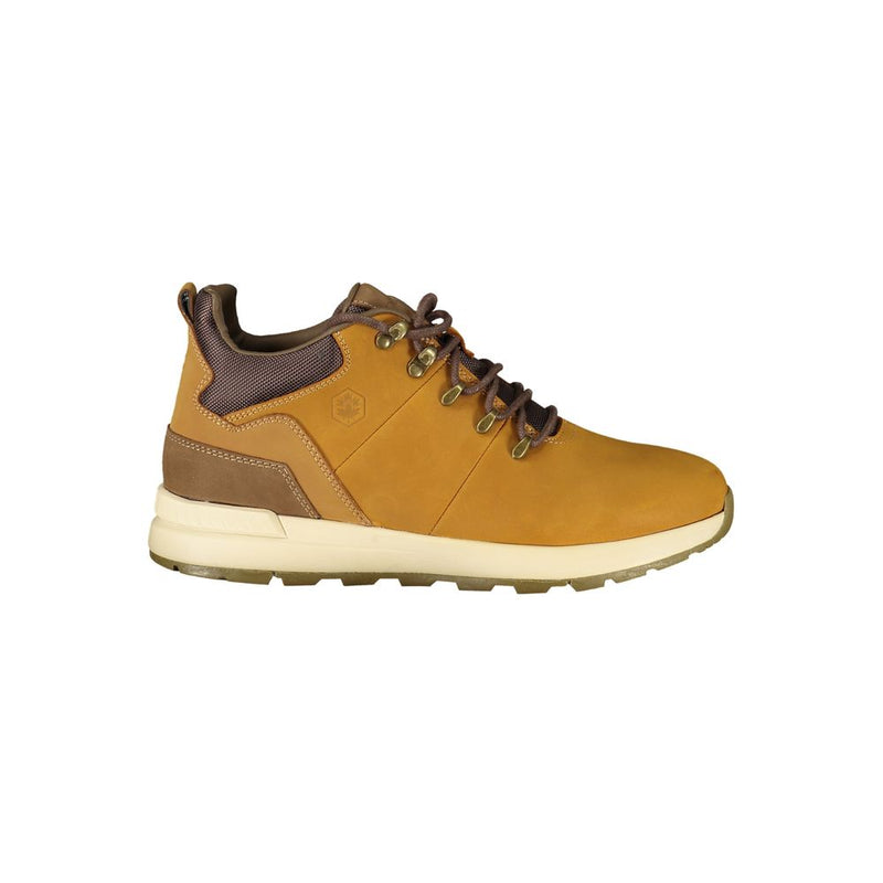 Lumberjack Yellow Polyester Ankle Boots for Men