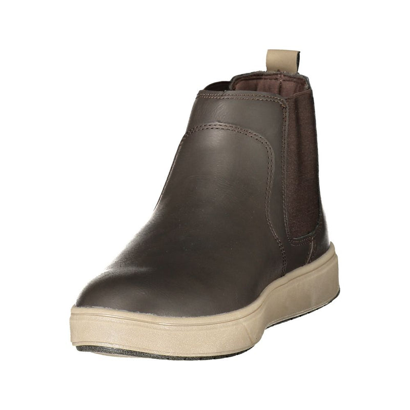 Lumberjack Brown Polyester Ankle Boots for Men