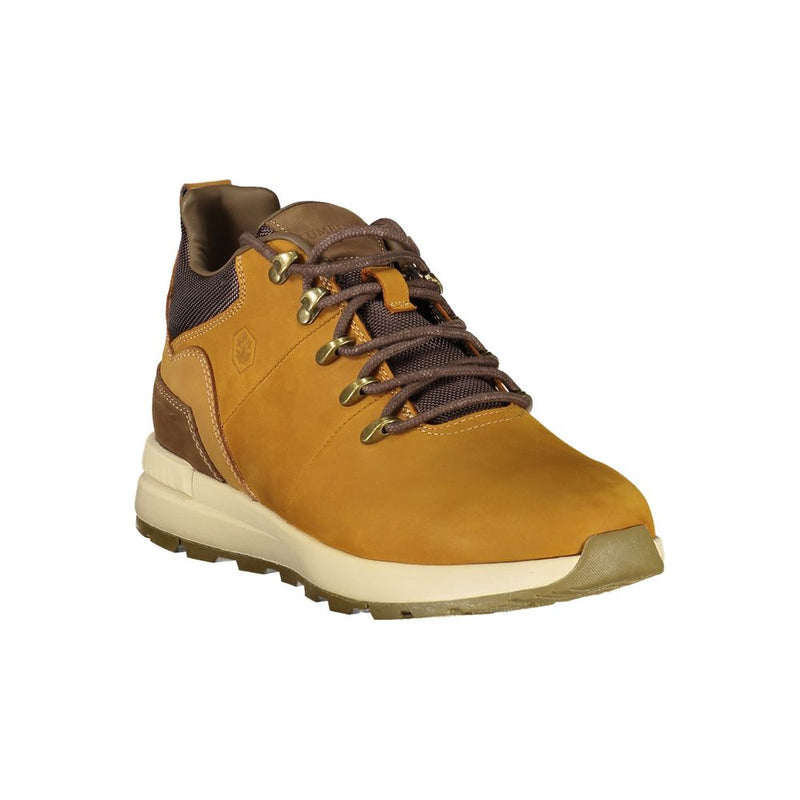 Lumberjack Yellow Polyester Ankle Boots for Men