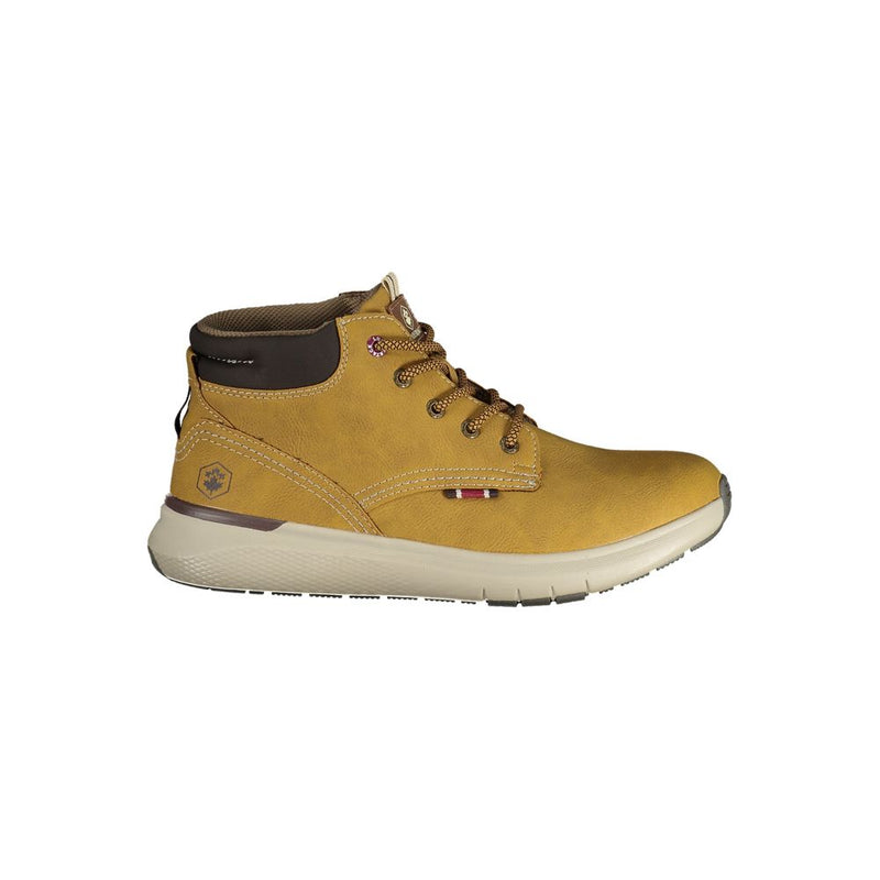 Lumberjack Yellow Polyester Ankle Boots for Men