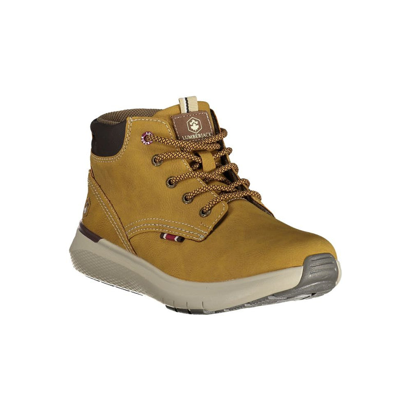 Lumberjack Yellow Polyester Ankle Boots for Men