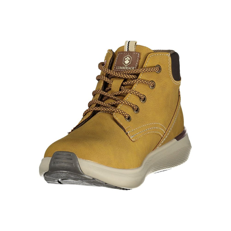 Lumberjack Yellow Polyester Ankle Boots for Men