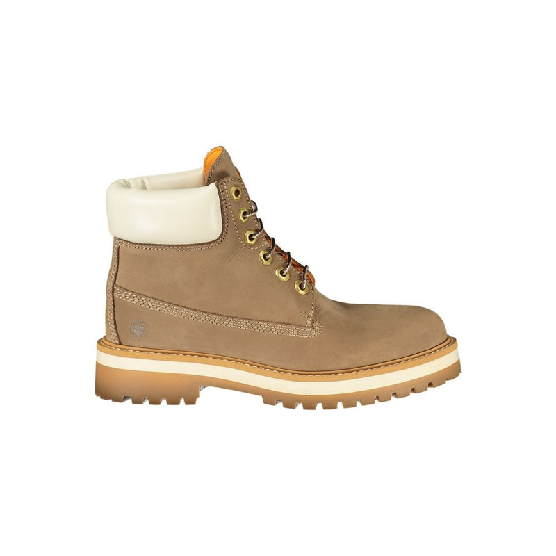 Lumberjack Beige Polyester Ankle Boots for Women
